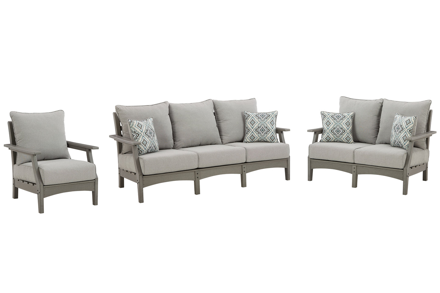 Visola Outdoor Sofa, Loveseat and Chair