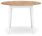 Gesthaven Round DRM Drop Leaf Table