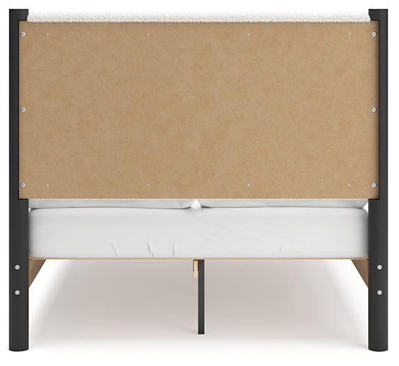 Cadmori  Upholstered Panel Bed