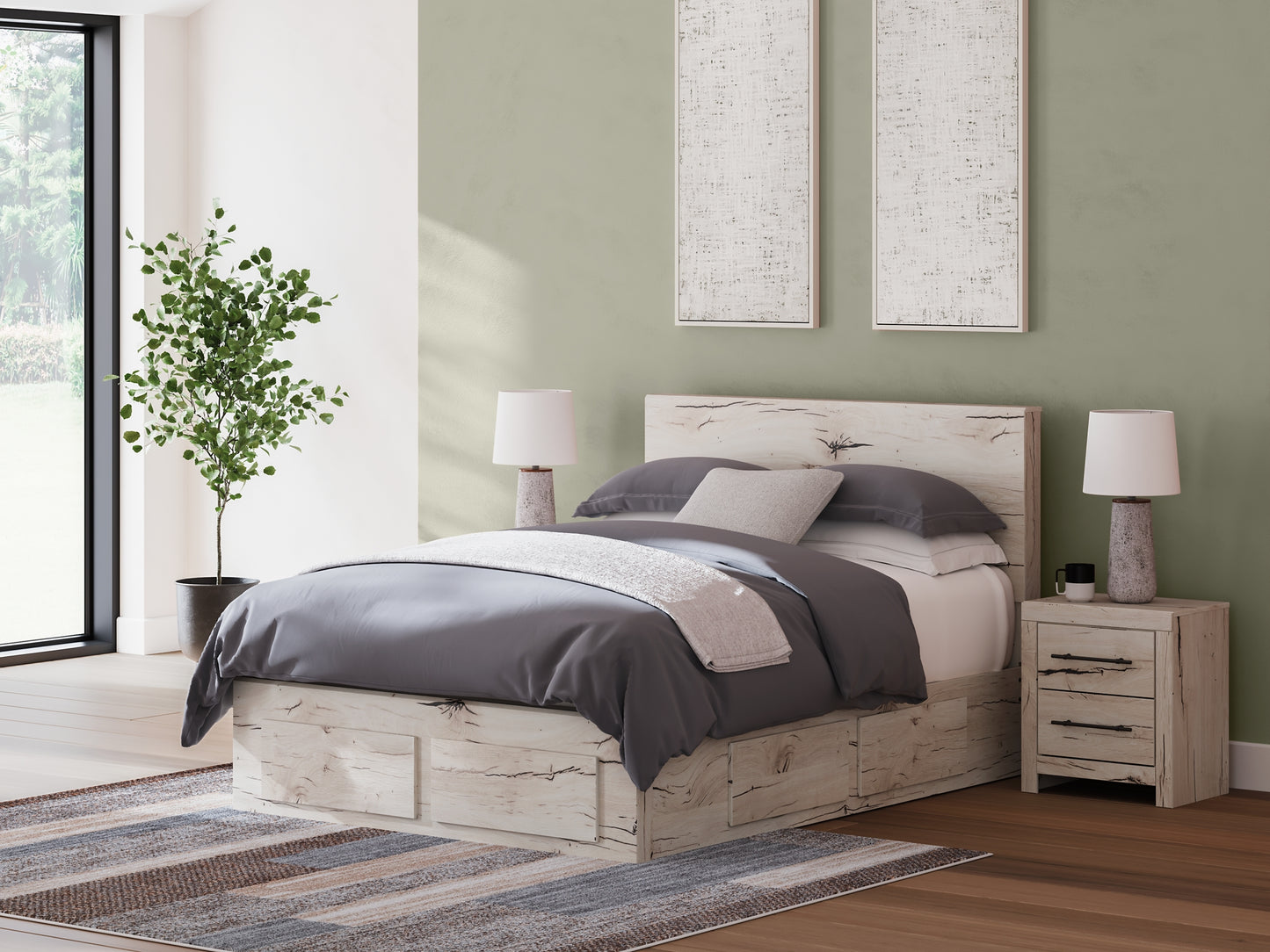 Lawroy  Panel Storage Bed