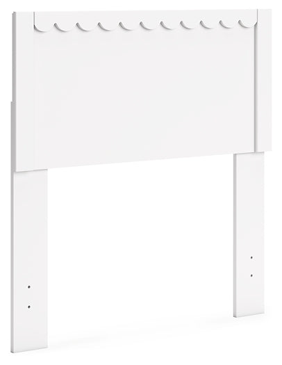 Hallityn Twin Panel Headboard with Dresser and Nightstand