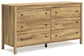 Bermacy Queen Platform Bed with Dresser, Chest and Nightstand