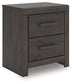 Prendonea Two Drawer Night Stand