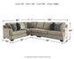 Bovarian 3-Piece Sectional with Ottoman